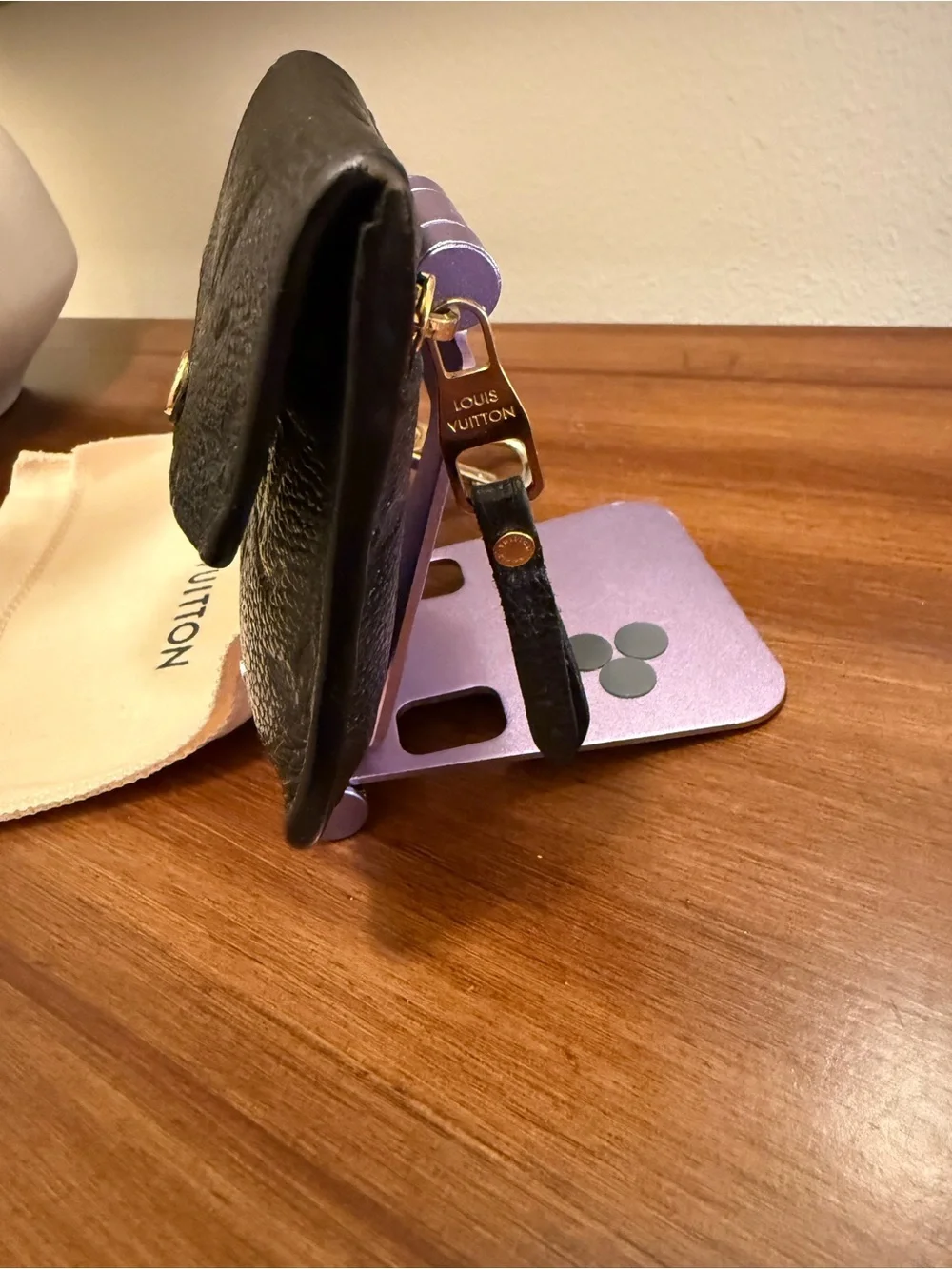 Louis Vuitton Black Monogram Envelope Wallet 💯authentic
